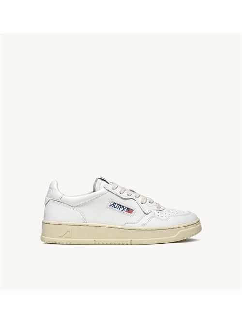 sneakers medalist low in pelle bianca